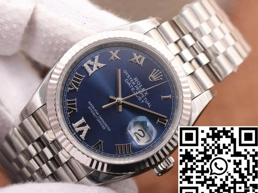 Rolex Blue 126234 EW Dial Factory Datejust 0314